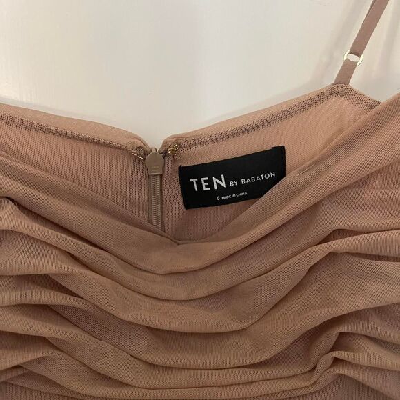 Aritzia Women's Tan and Brown Dress - Picture 4 of 6